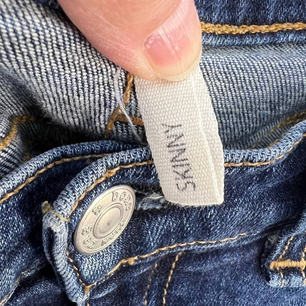 rag & bone Women's Skinny Jeans Size 25 (2) Medium Denim Wash - Picture 11 of 14